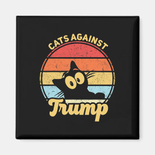 Katten Tegen Trump Grappige Anti Trump 2020 Verkie Magneet