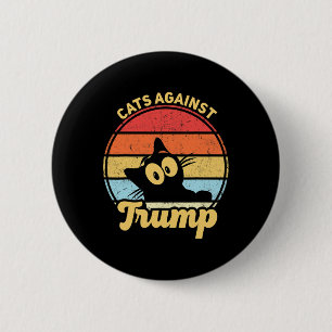 Katten Tegen Trump Grappige Anti Trump 2020 Verkie Ronde Button 5,7 Cm