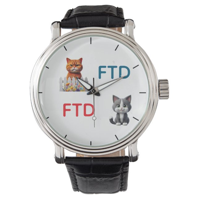 Katten tegen Trump Horloge (Voorkant)
