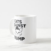 Katten tegen Trump Koffiemok (Voorkant links)