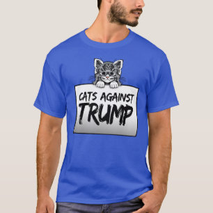 KATTEN TEGEN TRUMP T-SHIRT