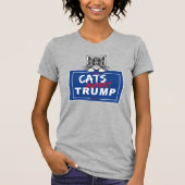 KATTEN TEGEN TRUMP T-SHIRT (Voorkant)