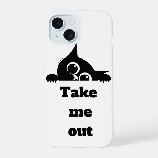 Katten telefoonhoesjes iPhone 15 case (Achterkant)