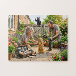 Katten Territorium Gevecht Training Chaos Legpuzzel