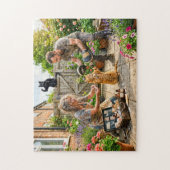Katten Territorium Gevecht Training Chaos Legpuzzel (Verticaal)