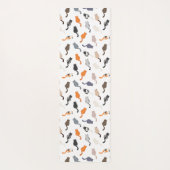 Katten terug uitzicht Yoga Mat (Achterkant)