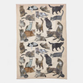 Katten 😸 theedoek (Verticaal)