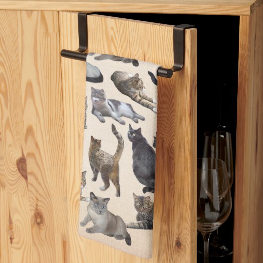 Katten 😸 theedoek (Derde Gevouwen)