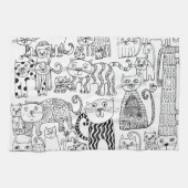 Katten Theedoek (Horizontaal)