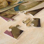 Katten Theekopje Schattig Vintage Victoriaans Huis Legpuzzel (Zijkant)