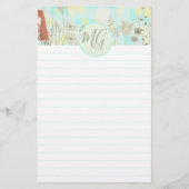 Katten Thema Briefpapier Schrijfstationery met Mon (Voorkant)