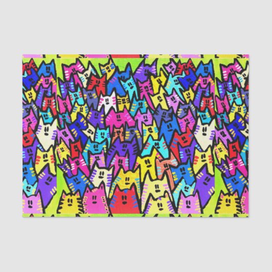 KATTEN tissuepapier (Voorkant)