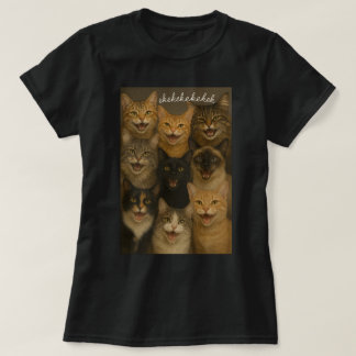 Katten tjilpen, tjirpen, ekekek t-shirt