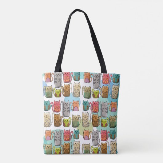 Katten! Tote Bag (Achterkant)