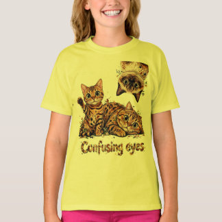 Katten Trio in Bloei Cute kitty Huisdieren T-shirt