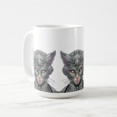 Katten Trio Koffiemok (Voorkant links)