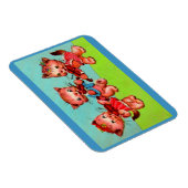 katten trio op viool magneet (Rechterzijde)