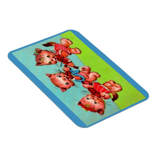 katten trio op viool magneet (Rechterzijde)