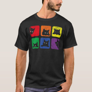 Katten trots kat Lgbt kat Lgbtq Purride T-shirt