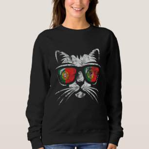 Katten trots Portugese vintage Portugal vlag 1 Trui