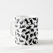 Katten tuimelen koffiemok (Voorkant links)