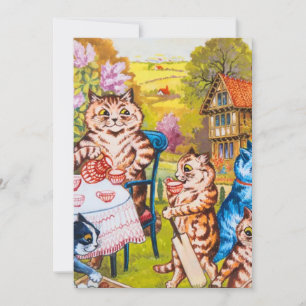 Katten Tuinfeest Kaart