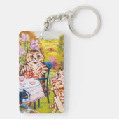 Katten Tuinfeest Sleutelhanger (achterkant)