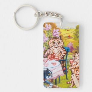 Katten Tuinfeest Sleutelhanger