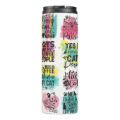 Katten Tumbler Thermosbeker (Achterkant)