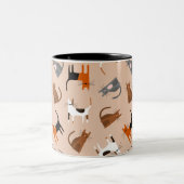 Katten Tweekleurige Koffiemok (Center)