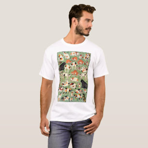 Katten uit de Edo-tijd, Utagawa Yoshifuji, Ukiyo-e T-shirt