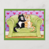 Katten uit de liefde briefkaart (Voorkant)