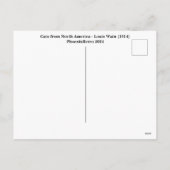 Katten uit Noord-Amerika - Louis Wain Feestdagenkaart (Achterkant)