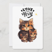 katten uitnodiging ontwerp (Voorkant)