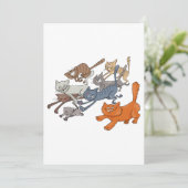 Katten uitvoeren kaart (Staand voorkant)