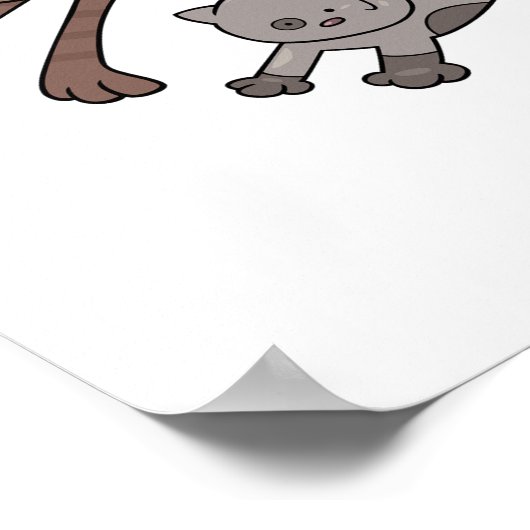 Katten uitvoeren poster (Hoek)