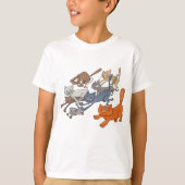 Katten uitvoeren t-shirt (Voorkant)
