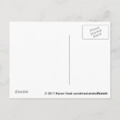 Katten van Amerikaanse Gothische briefkaart (Achterkant)