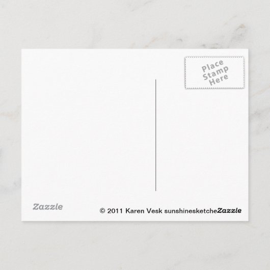 Katten van Amerikaanse Gothische briefkaart (Achterkant)