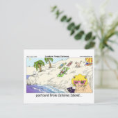 Katten van Catalina-eiland Grappige Cadeau Kaarten (Staand voorkant)