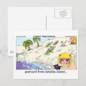 Katten van Catalina-eiland Grappige Cadeau Kaarten (Voorkant / Achterkant)