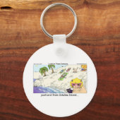 Katten van Catalina Eiland Grappige Cadeau Kaarten Sleutelhanger (Voorkant)
