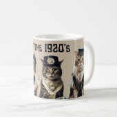Katten van de jaren '20 Gatsy dansen flapper meisj Koffiemok (Voorkant rechts)