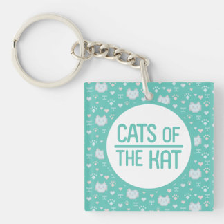 Katten van de Kat Acrylische Sleutelhanger