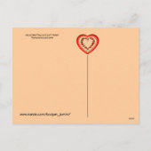 KATTEN VAN DE OUDE FASHION-VALENTIJNSDAG MET HART FEESTDAGENKAART (Achterkant)