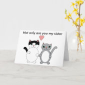 Katten van de Vriend van de zuster de Beste Kaart (Gele Bloem)