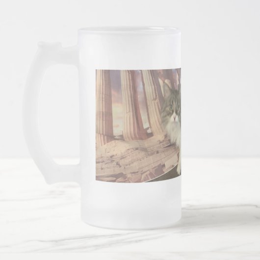 KATTEN VAN GRIEKENLAND MATGLAS BIERPUL (Links)