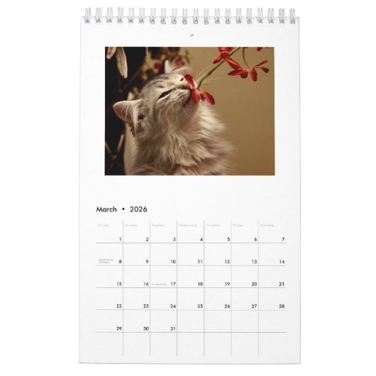 Katten van het Jaar Jaarkalender 2018 Kalender (Mar 2026)