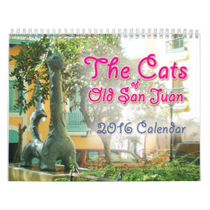 Katten van het oude San Juan, kalender 2016