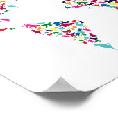 katten van het wereldposter poster (Hoek)